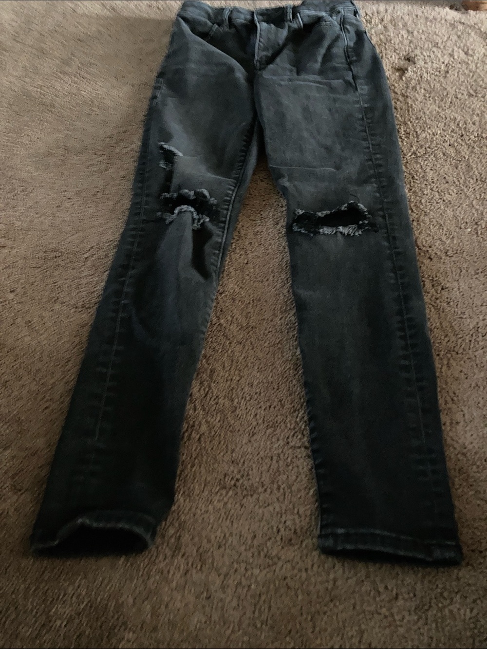 Black American eagle woman’s jeans denim